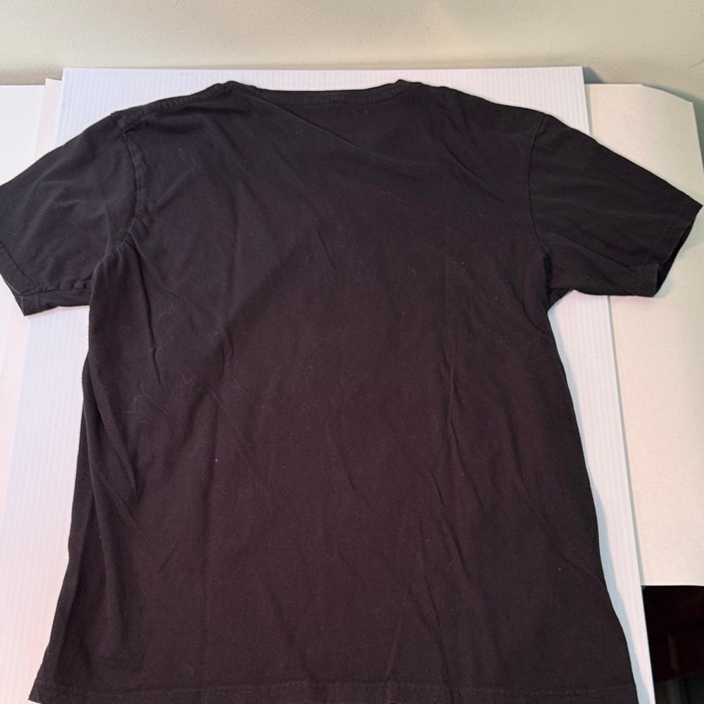 AC/DC Black Tee with Hells Bells and Flames Graphic - Picture 4 of 7